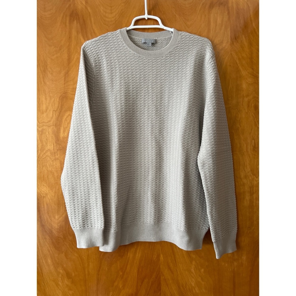 COS Gray Textured Sweater